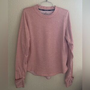 Women's Pink Long Sleeve Nike Dri-Fit running top